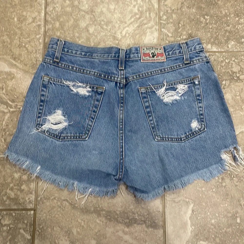 Vintage‎ Rockies Women's High Waist Distressed Denim Short Sz 11